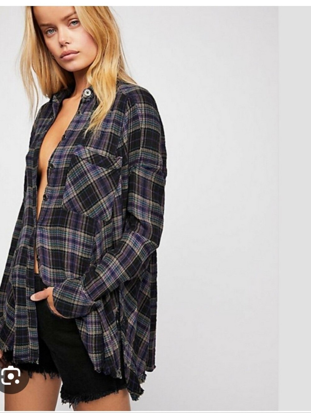 FREE PEOPLE juniper Ridge Button Down Shirt